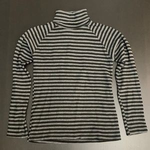 Black and grey striped turtleneck size S